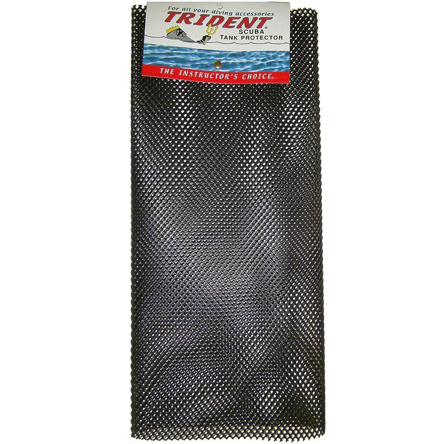 Scuba Tank Reinforced Vinyl Mesh Net Protectors~ Black