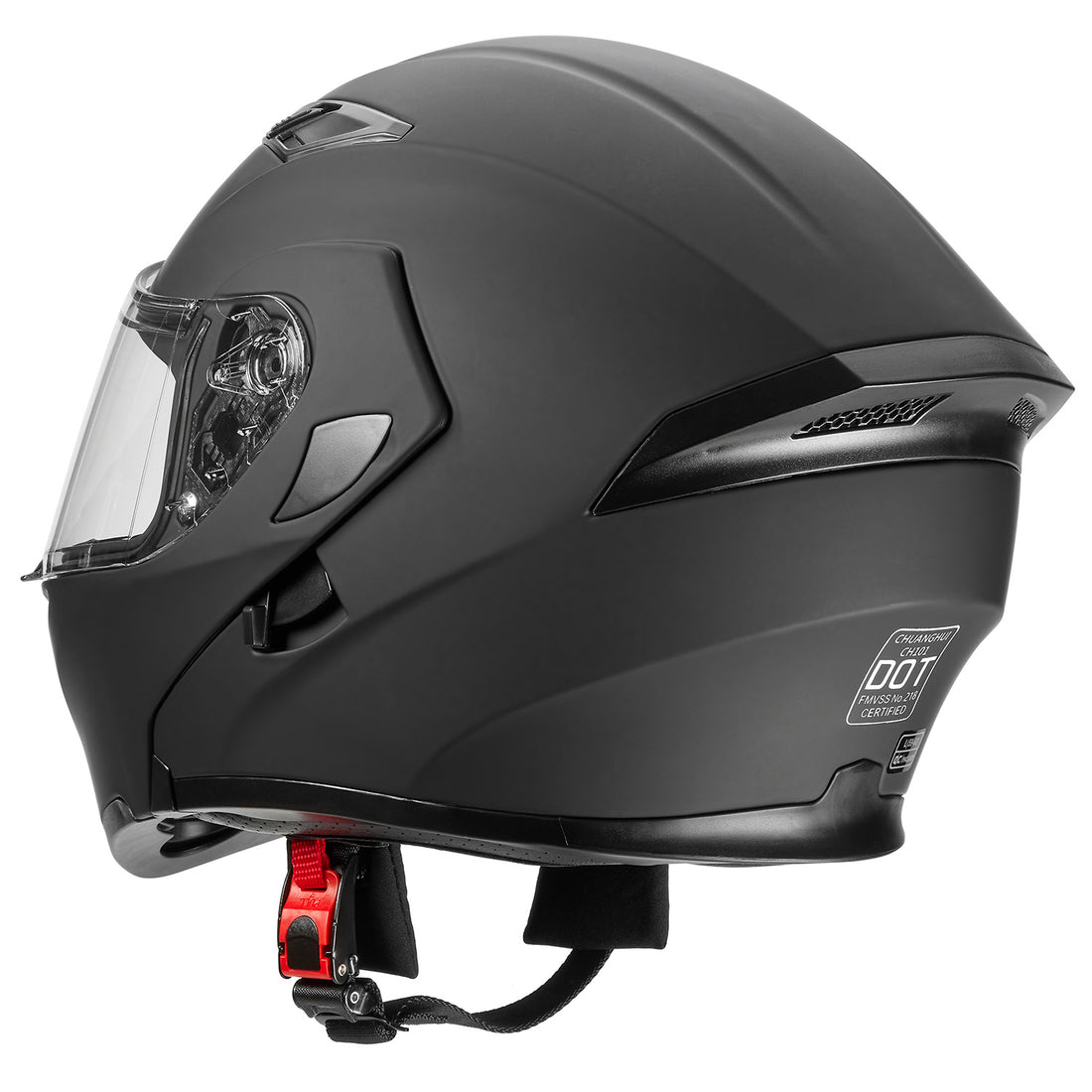 Snowmobile Motorcycle Dual Visor Flip Up Modular Full-Face Helmet