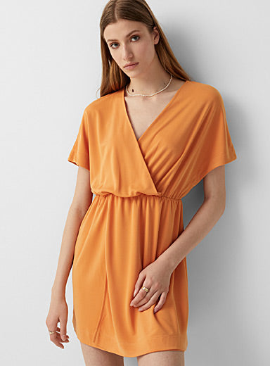 Modal touch crossover dress
